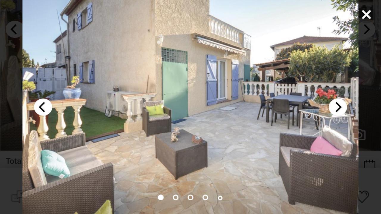 Villa Maeva à 300 m des plages Antibes Esterno foto