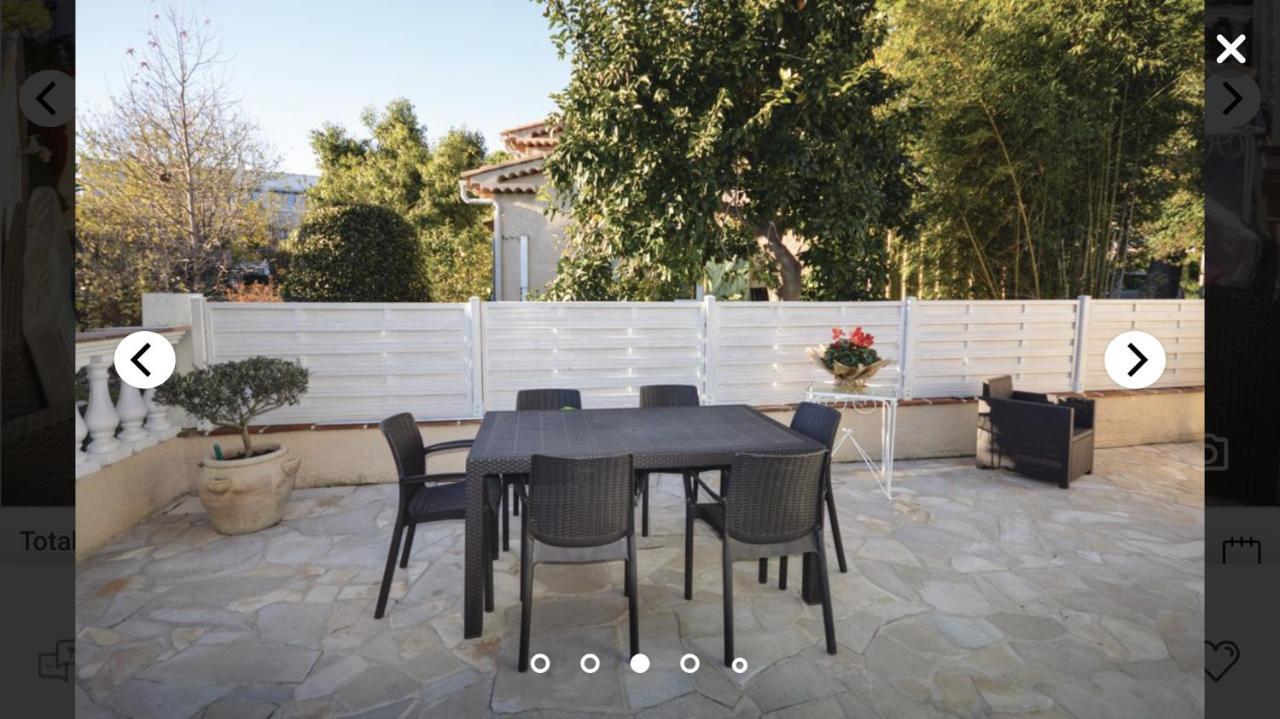 Villa Maeva à 300 m des plages Antibes Esterno foto